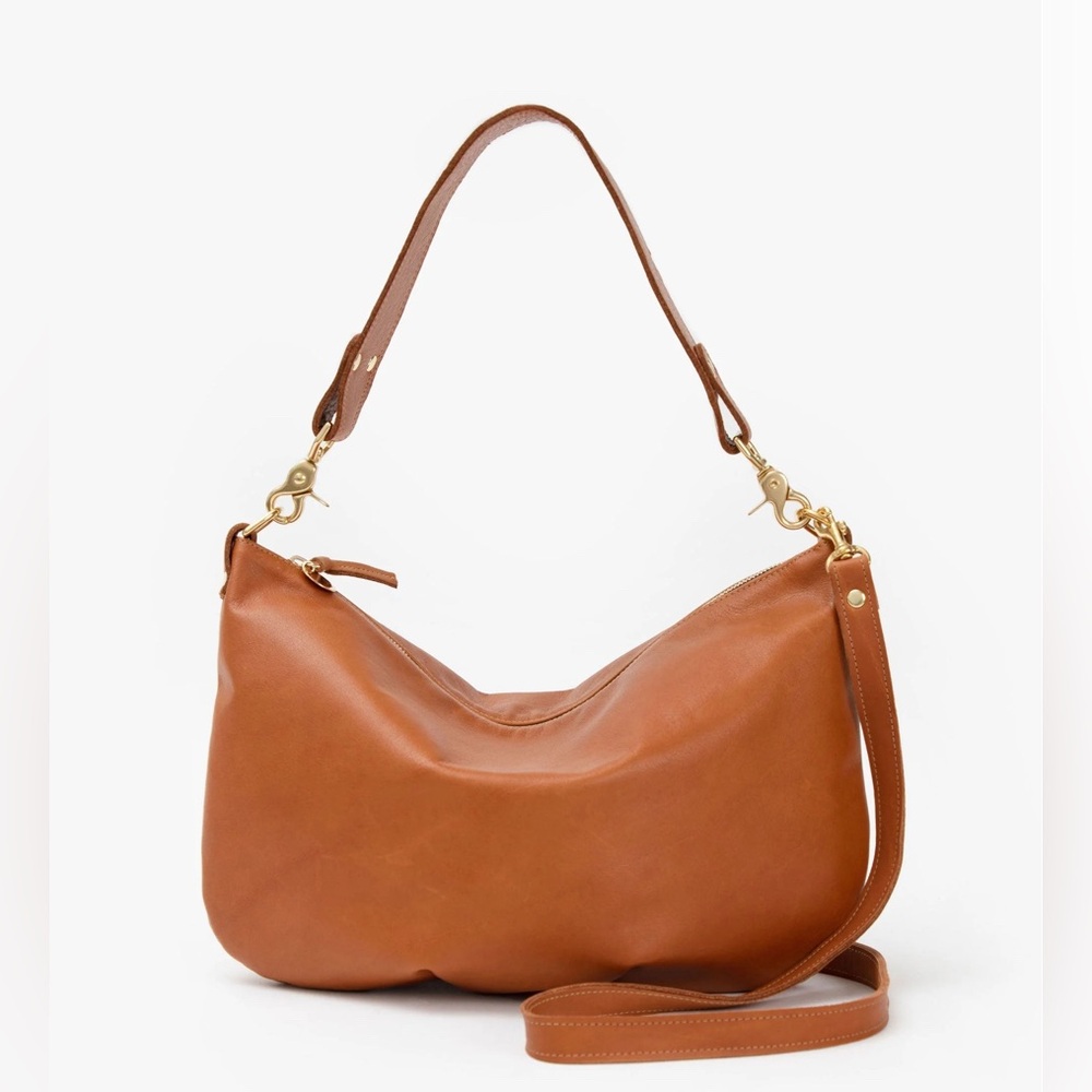 Clare V Tan Crossbody Moyen Bag